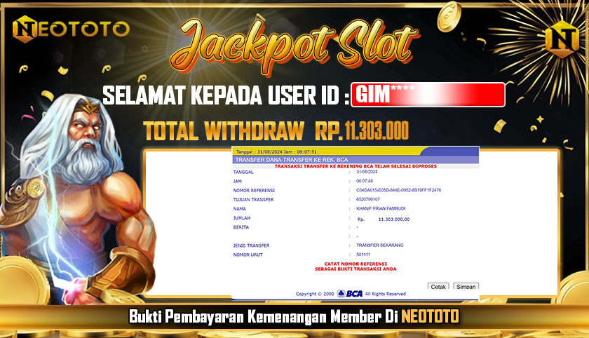 JACKPOT BONANZA X1000 – PRAGMATIC PLAY ID GIM***** – 11JT